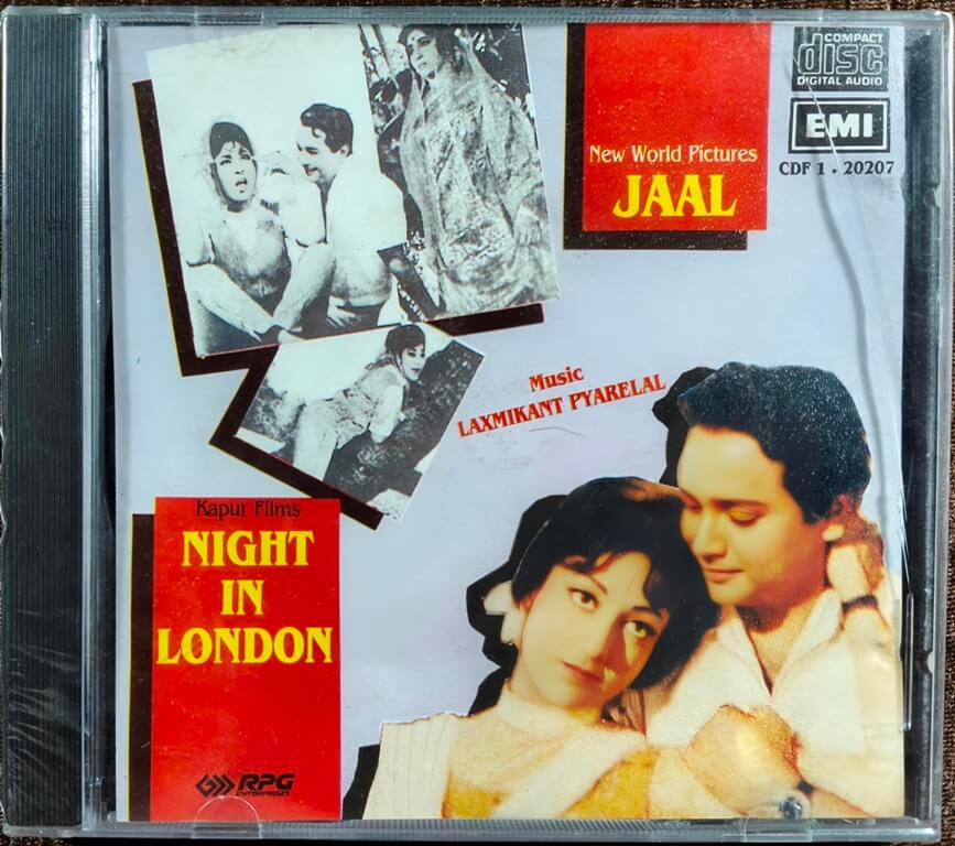 Jaal (1967) Laxmikant-Pyarelal / Night In London (1968) Laxmikant-Pyarelal Pre-Owned Imported EMI Audio CD