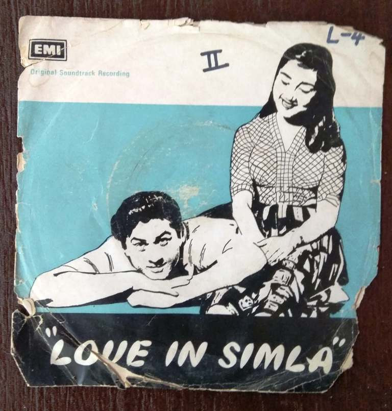 Love In Simla (1960) Iqbal Quraishi Pre-Owned Vinyl, 7" EP Record