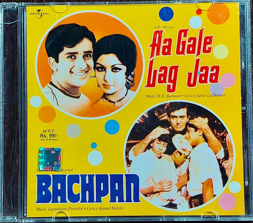 Aa Gale Lag Jaa (1973) R. D. Burman / Bachpan (1970) Laxmikant-Pyarelal Pre-Owned Universal Audio CD
