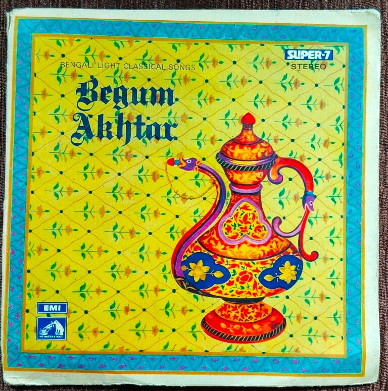 Begum Akhtar - Bengali Light Classical Songs (1974) Roby Guha Mozumdar Pre-Owned Vinyl, Super 7" EP Record