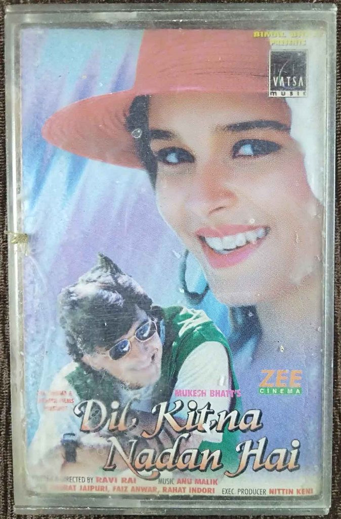 Dil Kitna Nadan Hai (1997) Anu Malik Pre-Owned Vatsa Music Audio Cassette