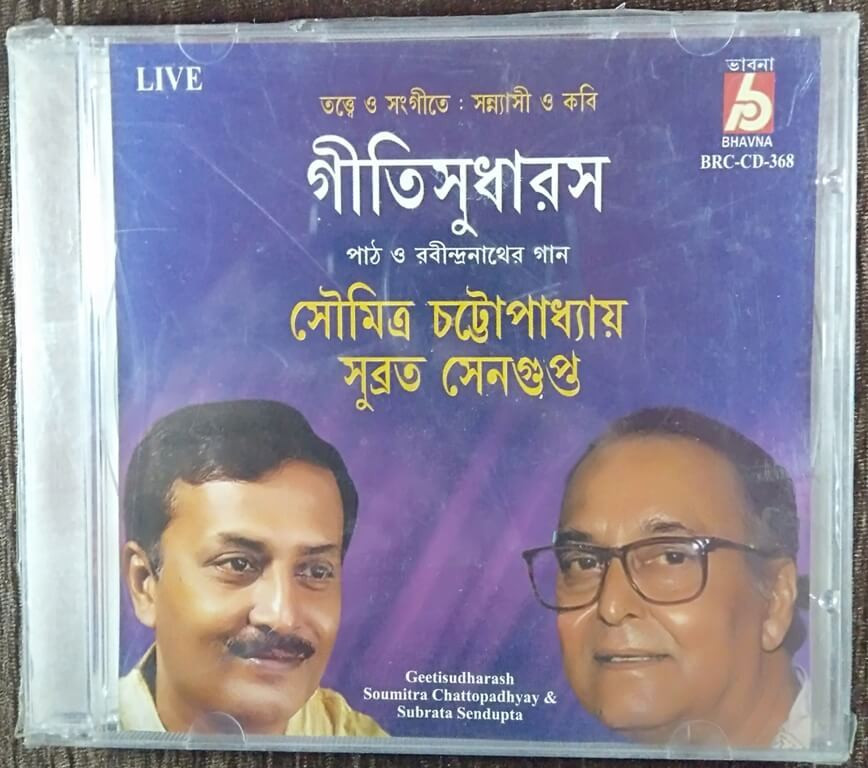 Soumitra Chattopadhyay & Subrata Sengupta - Geetisudharsh (2010) Rabindra Nath Thakur Pre-Owned BHAVNA Audio Audio CD