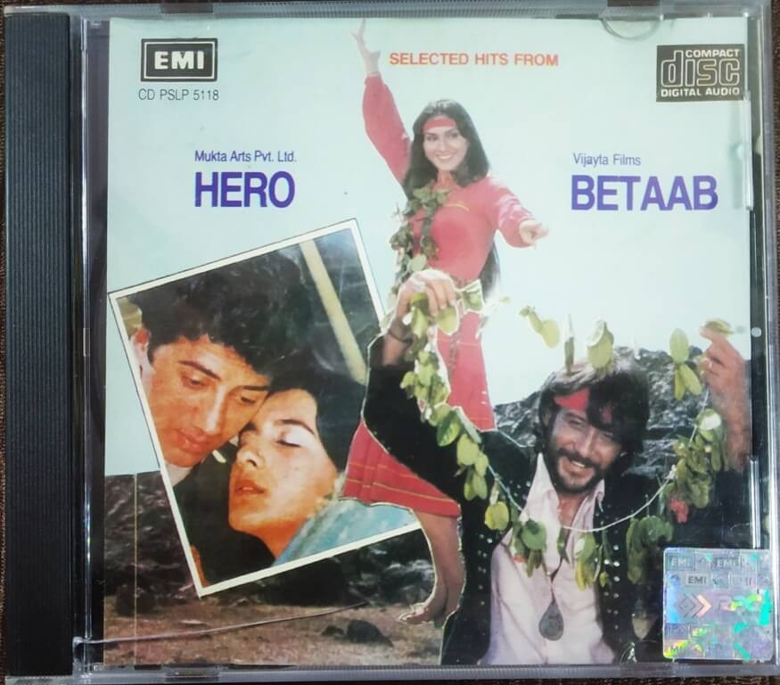Hero (1983) Laxmikant Pyarelal - Betaab (1983) Rahul Dev Burman Pre-Owned Imported Audio CD