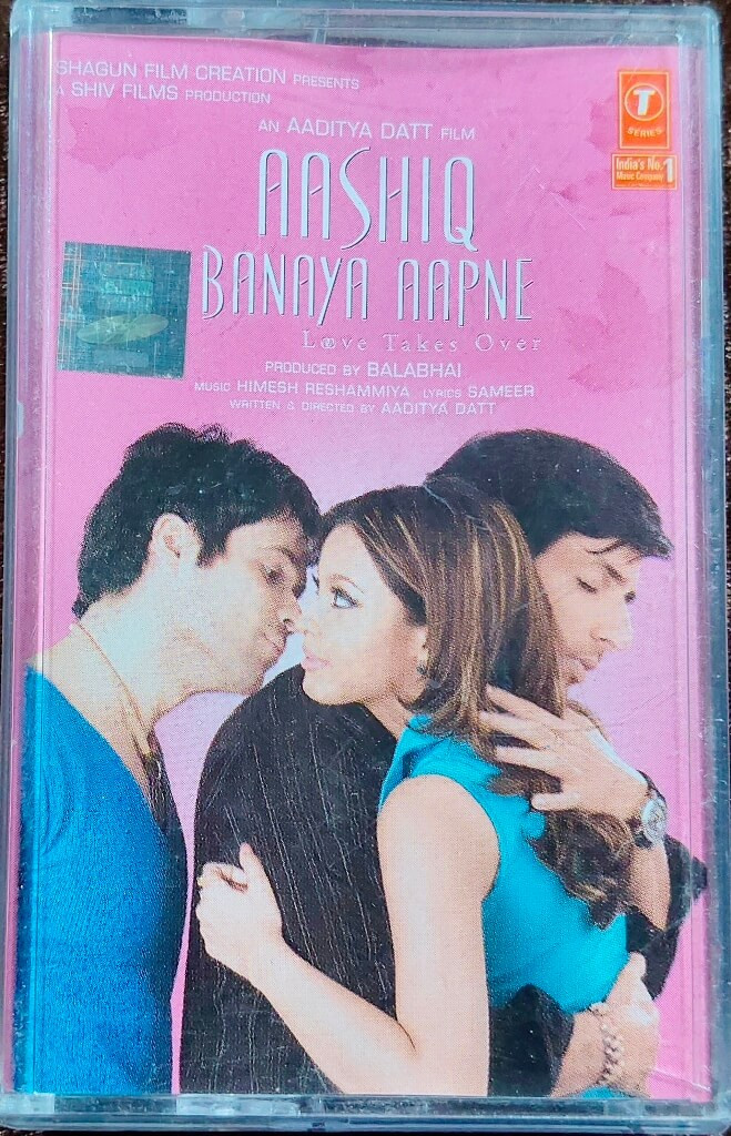 Aashiq Banaya Aapne (Love Takes Over) (2005) Himesh Reshammiya Bollywood OST Pre-Owned T-Series Audio Cassette