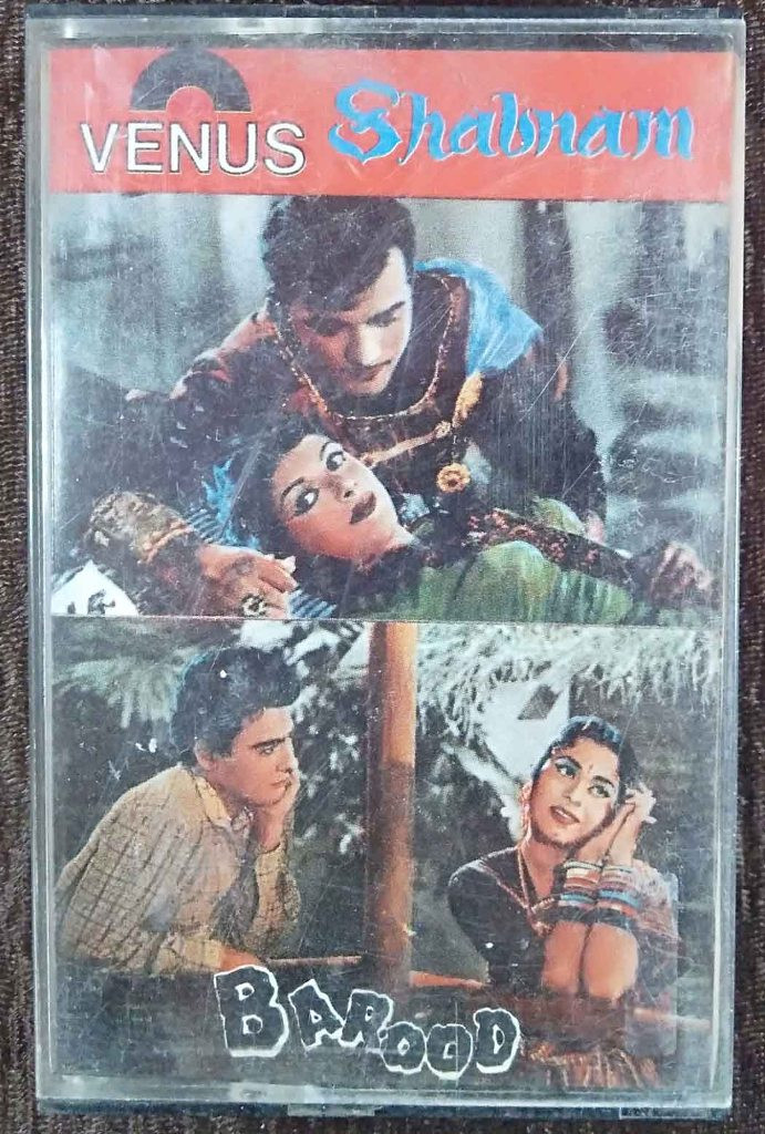 Shabnam (1964) Usha Khanna / Barood (1960) Khaiyyaam Pre-Owned VENUS Audio Cassette