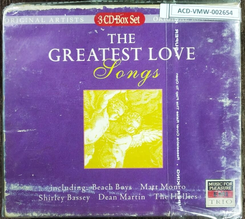 The Greatest Love Songs Compilation Pre-Owned EMI Imported Triple Audio CD