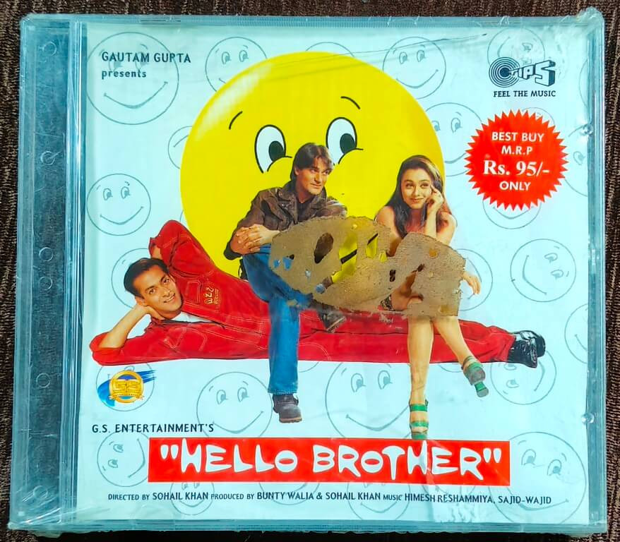 Hello Brother (1999) Himesh Reshammiya, Sajid-Wajid Pre-Owned TIPS Audio CD