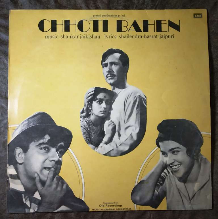 Chhoti Bahen (1959) Shankar-Jaikishan Pre-Owned LP Record