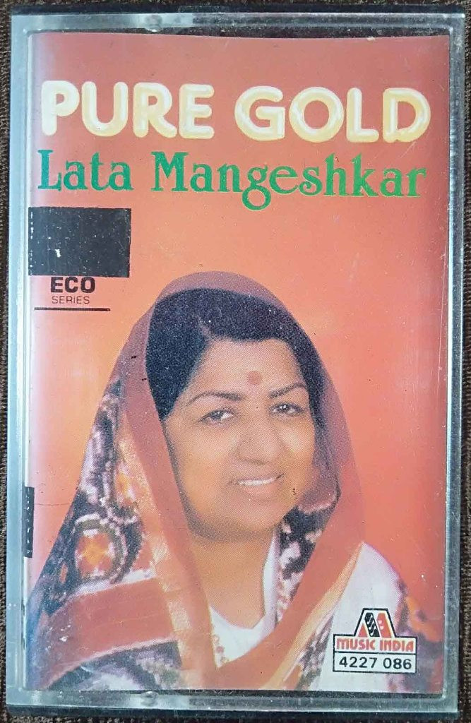 Lata Mangeshkar - Pure Gold (1986) Compilation Pre-Owned Music India, Polygram Audio Cassette