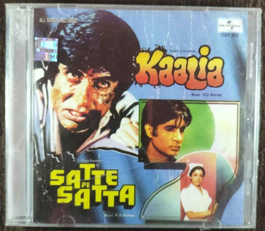 Kaalia (1981) R.D. Burman / Satte Pe Satta (1982) R.D. Burman Pre-Owned Audio CD