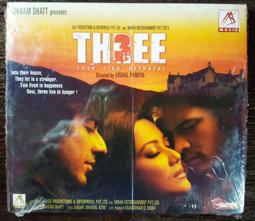 Three - Love Lies Betrayal (2009) Chirantan Bhatt Pre-Owned ASA Music Audio CD