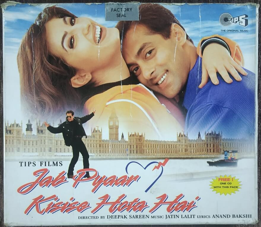 Jab Pyaar Kisise Hota Hai (1998) Jatin Lalit Pre-Owned Tips Double Audio CD Edition Set