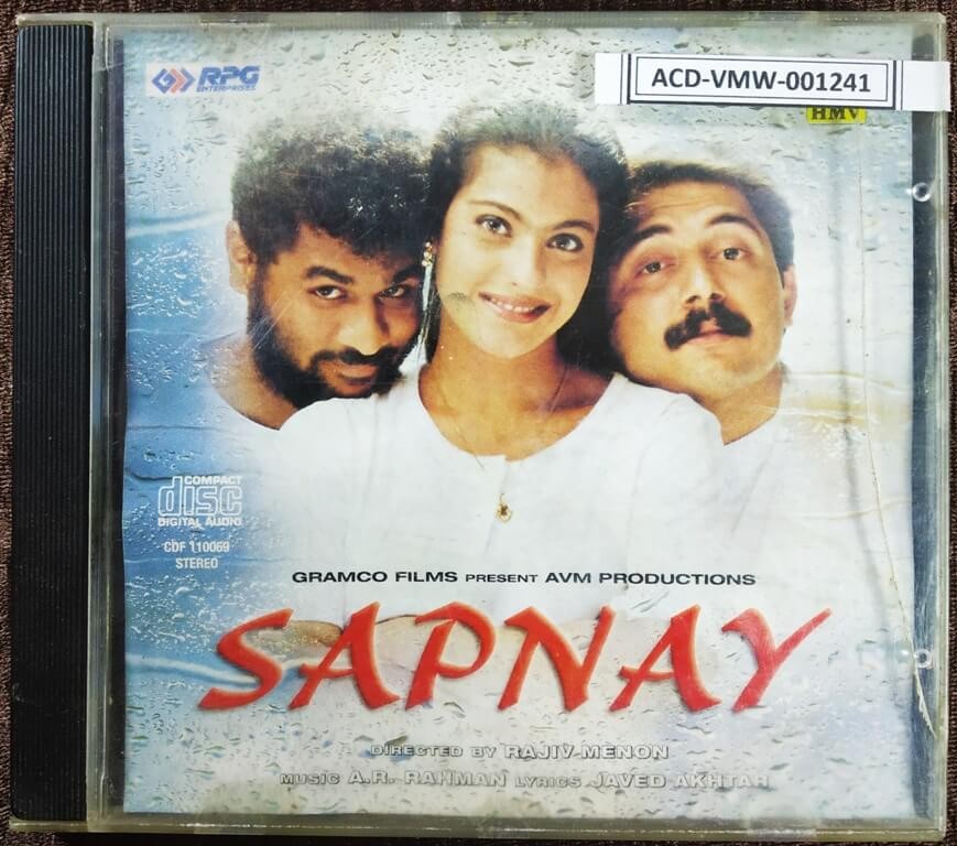 Sapnay (1997) A. R. Rahman Pre-Owned RPG Audio CD