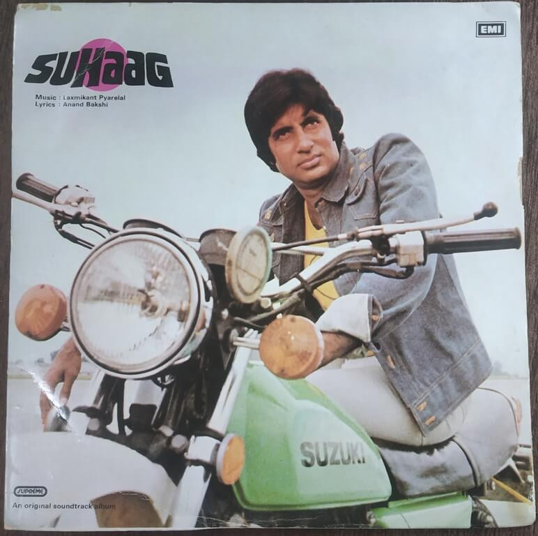 Suhaag (1979) Laxmikant-Pyarelal Pre-Owned HMV Vinyl, 12" LP Record