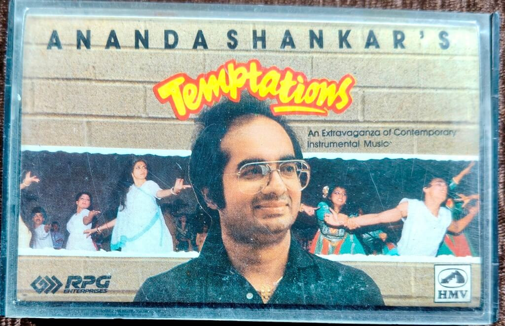 Ananda Shankar – Ananda Shankar's Temptations (1992) Classical Instrumental Album Pre-Owned HMV Audio Cassette