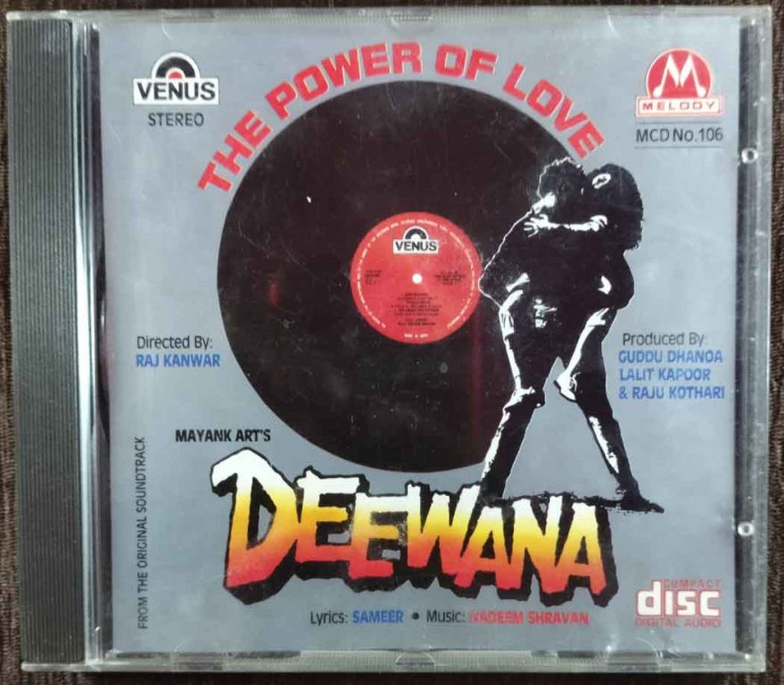 Deewana (1992) Nadeem-Shravan Pre-Owned Melody, Venus Imported Audio CD