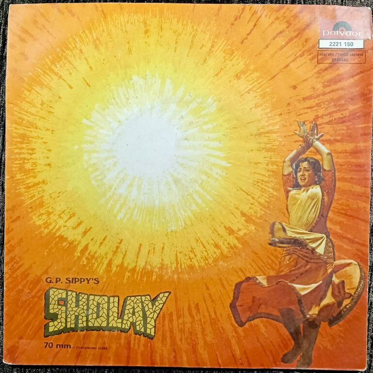 Sholay (1975) R.D. Burman Pre-Owned Polydor Vinyl, 7" EP Record