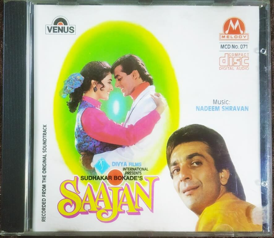 Saajan (1991) Nadeem-Shravan Pre-Owned Melody  Imported Audio CD
