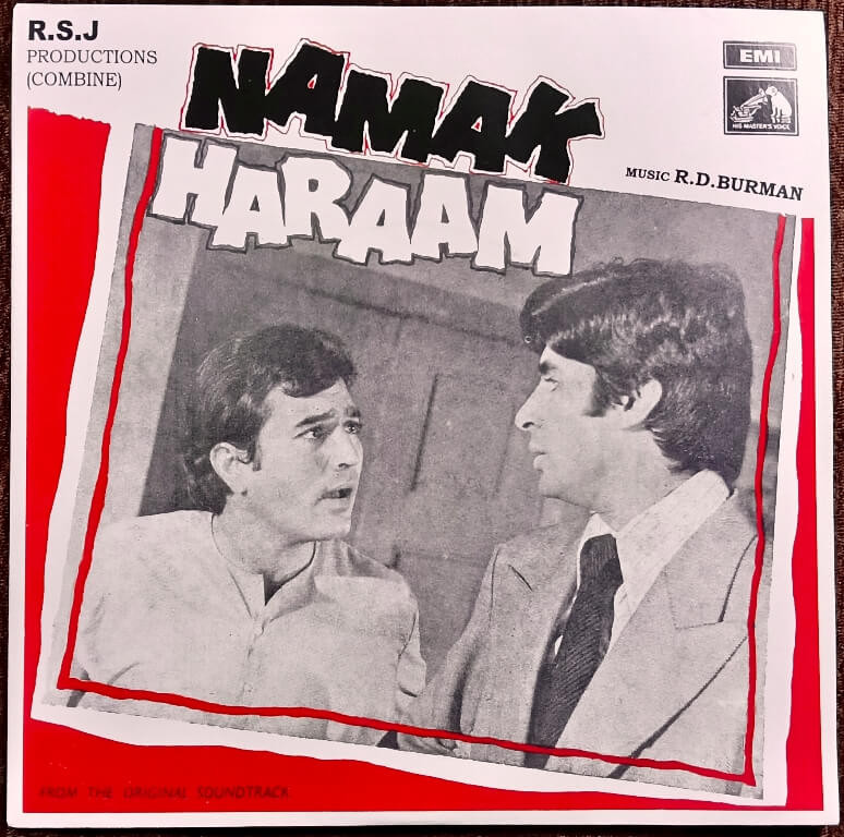 Namak Haram (1973) Rahul Dev Burman Pre-Owned Vinyl, 7" HMV Red Dog EP Record