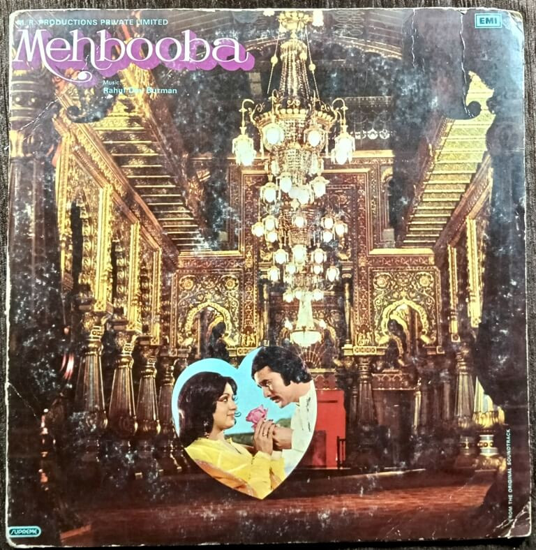 Mehbooba (1976) R. D. Burman Pre-Owned Vinyl, 12" HMV HMV Red Dog Gatefold LP Record