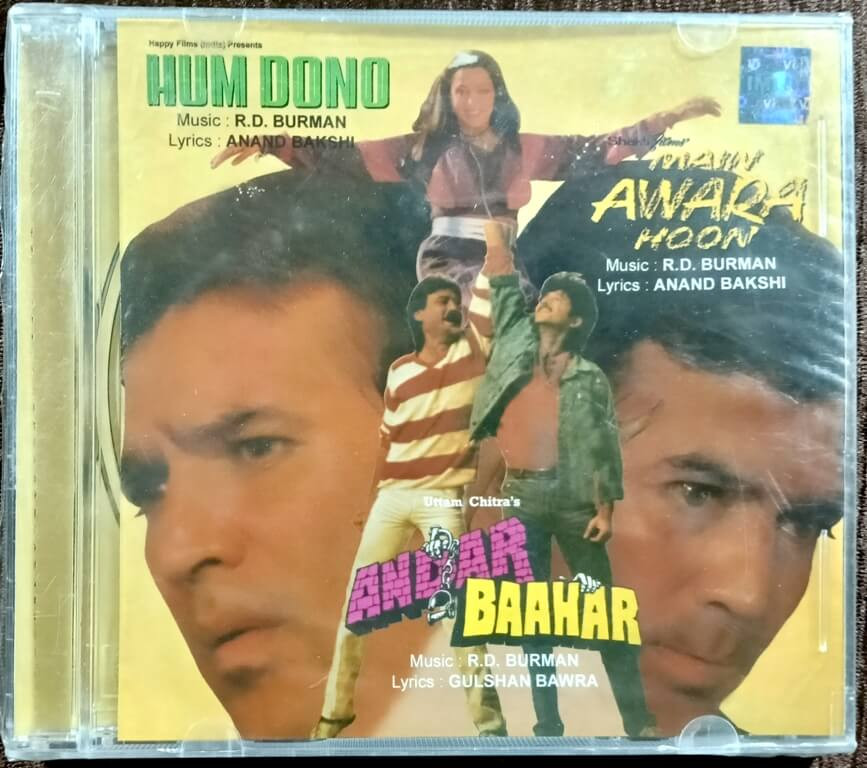 Hum Dono (1985) R. D. Burman / Main Awara Hoon (1983) R. D. Burman / Andar Baahar (1984) R. D. Burman Pre-Owned House Of Music - Crescendo Audio CD