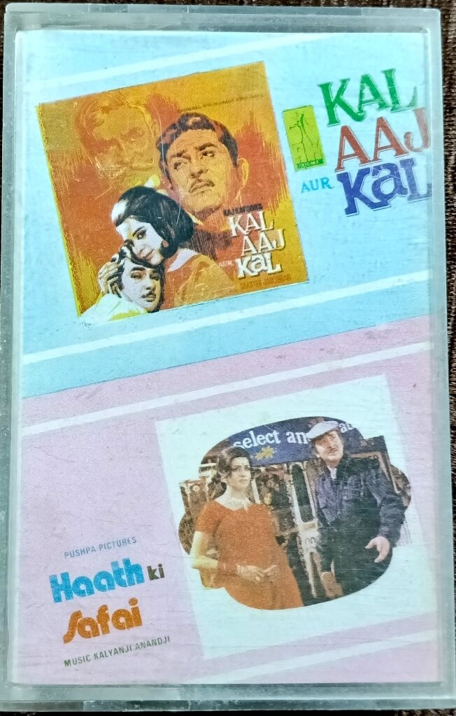 Kal Aaj Aur Kal (1971) Shankar-Jaikishan / Haath Ki Safai (1974) Kalyanji-Anandji Pre-Owned T-Series Audio Cassette