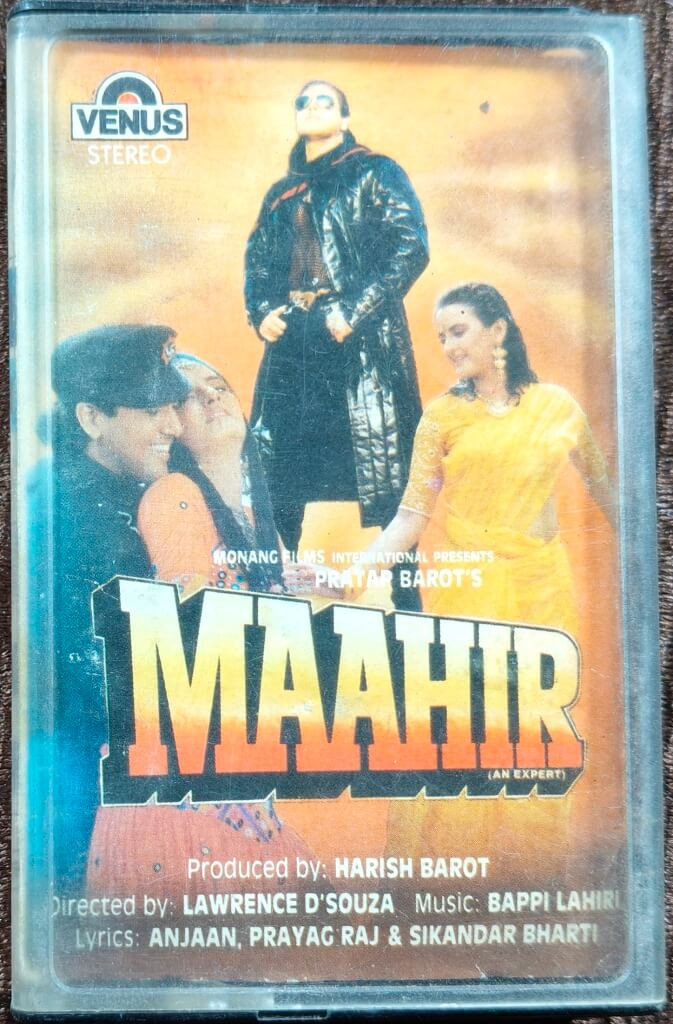 Maahir (1993) Bappi Lahiri Pre-Owned Venus Audio Cassette
