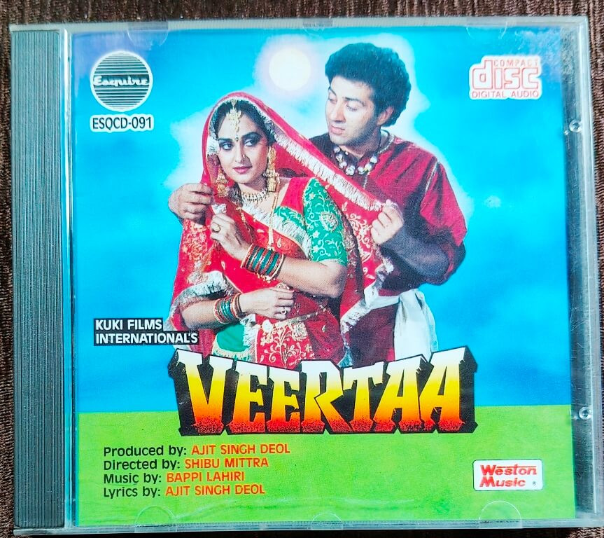 Veertaa (1993) Bappi Lahiri Pre-Owned Weston, Esquire Imported Audio CD