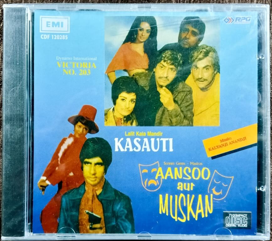Victoria No.203 (1972) Kalyanji-Anandji / Kasauti (1974) Kalyanji-Anandji / Aansoo Aur Muskan (1971) Kalyanji-Anandji Pre-Owned EMI Imported Audio CD