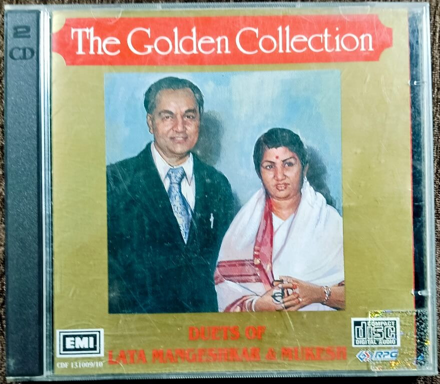 Lata Mangeshkar & Mukesh – Duets Of Lata Mangeshkar & Mukesh (1995) Bollywood OST Compilation Pre-Owned EMI Imported Double Audio CD Set