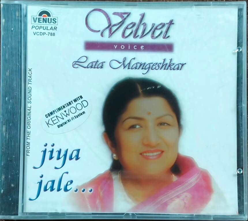 Lata Mangeshkar – Velvet Voice: Jiya Jale... (1998) Bollywood OST Compilation Pre-Owned Venus Popular Audio CD