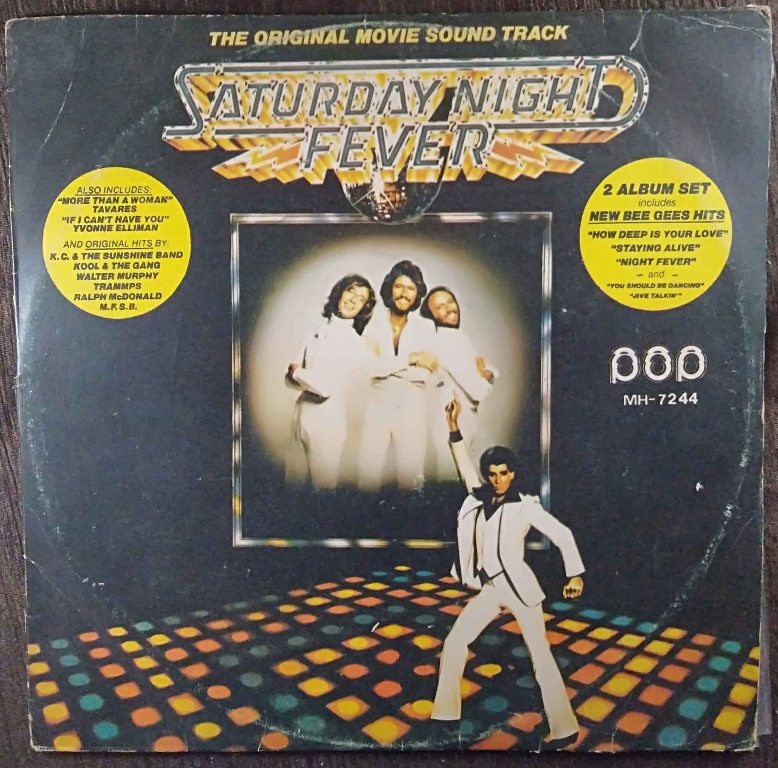 Saturday Night Fever - The Original Movie Sound Track (1977) Compilation Pre-Owned Vinyl, 12"Double LP Record