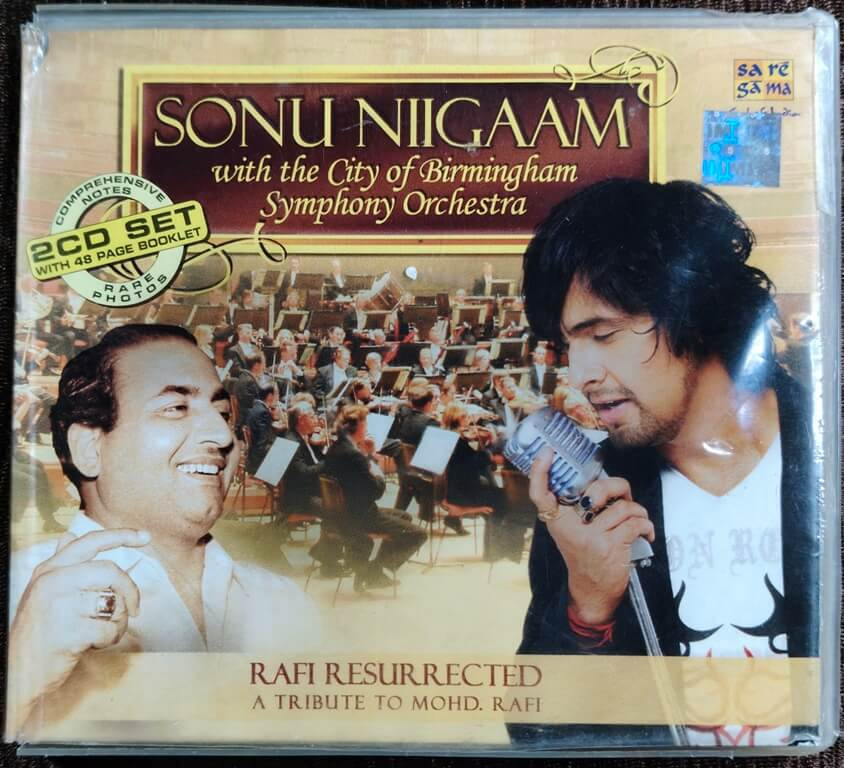 Sonu Niigam - With The City Of Birmingham Symphony Orchestra - Rafi Resurrected - A Tribute To Mohd. Rafi (2008) Pre-Owned RPG, Sa Re Ga Ma Double Audio CD