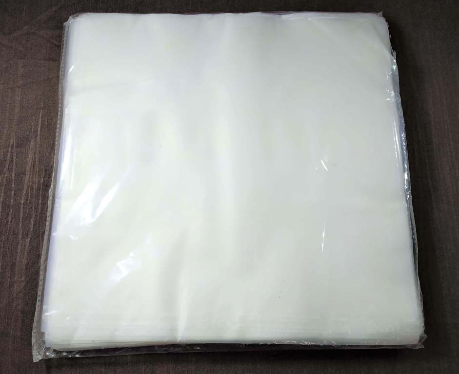 High Quality EP Record Crystal-clear & Shiny Outer sleeves (Pack of 50 Pcs) [7.52”x 7.8”]