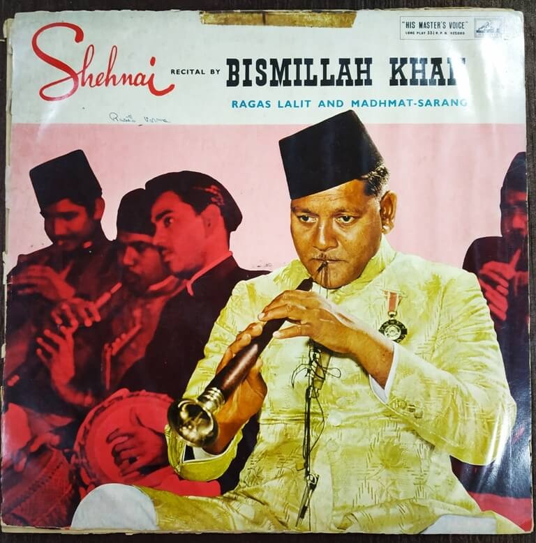 Bismillah Khan – Shehnai Recital (1963) Traditional Pre-Owned Vinyl, 12" LP Record