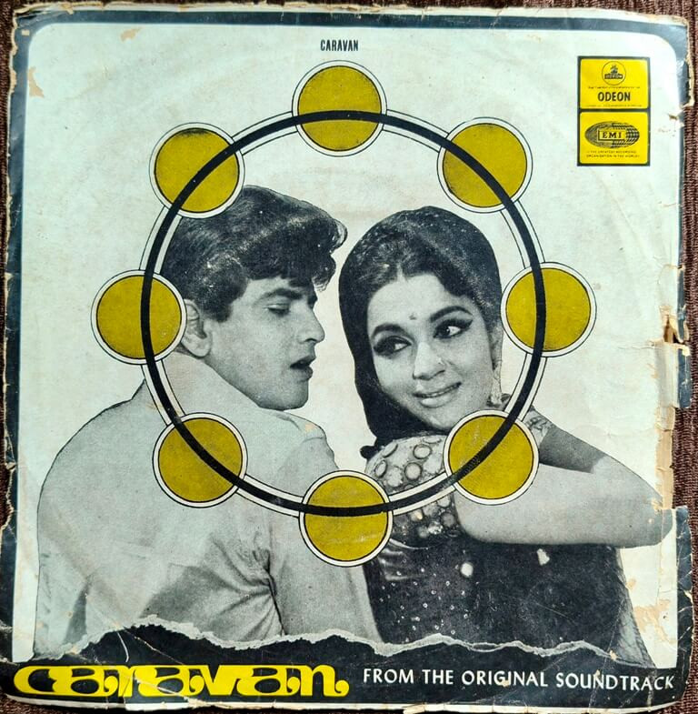 Caravan (1971) Rahul Dev Burman Pre-Owned Vinyl, 7" Odeon EP Record