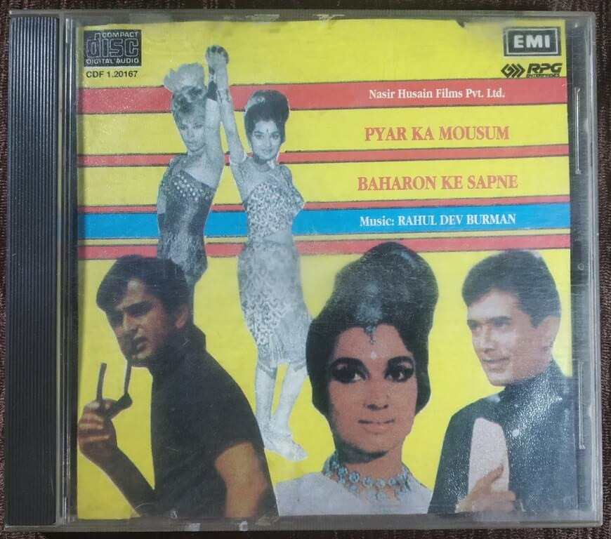 Pyar Ka Mousum R D Burman (1969 / Baharon Ke Sapne (1967)  R D Burman Pre-Owned Imported EMI Audio CD