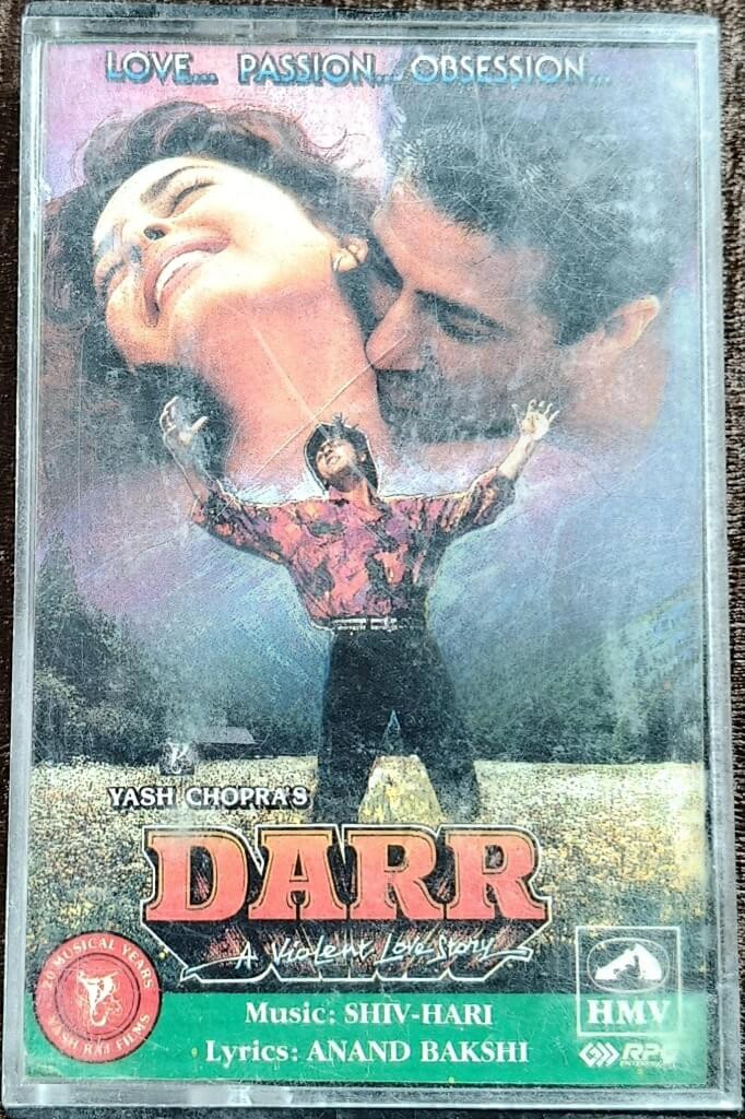 Darr (A Violent Love Story) (1993) Shiv-Hari Pre-Owned Bollywood OST HMV-RPG Audio Cassette