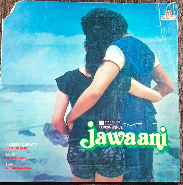 Jawaani (1984) R.D. Burman Pre-Owned Vinyl, 12" Music India LP Record