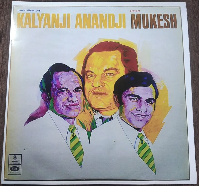 Kalyanji-Anandji Present Mukesh – A Selection Of Hindi Film Songs (1971) Kalyanji-Anandji, Mukesh Pre-Owned Vinyl, 12" Odeon LP Record