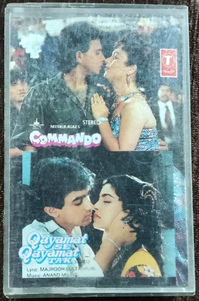Cammando (1988) Bappi Lahiri / Qayamat Se Qayamat Tak (1988) Anand-Milind Pre-Owned Audio Cassette