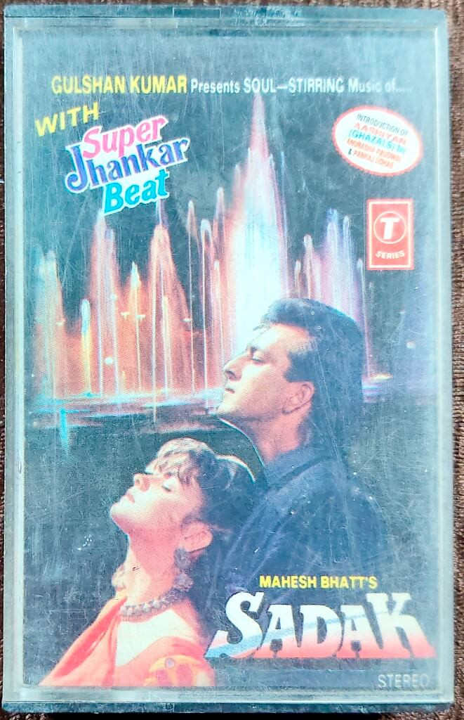Sadak (1992) Nadeem–Shravan (With Super Jhankar Beat) Pre-Owned T-Series Audio Cassette