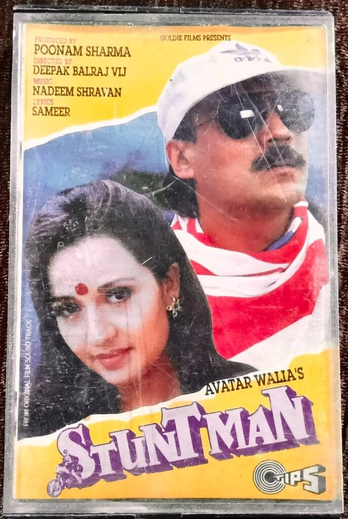 Stuntman (1994) Nadeem-Shravan Pre-Owned Tips Audio Cassette