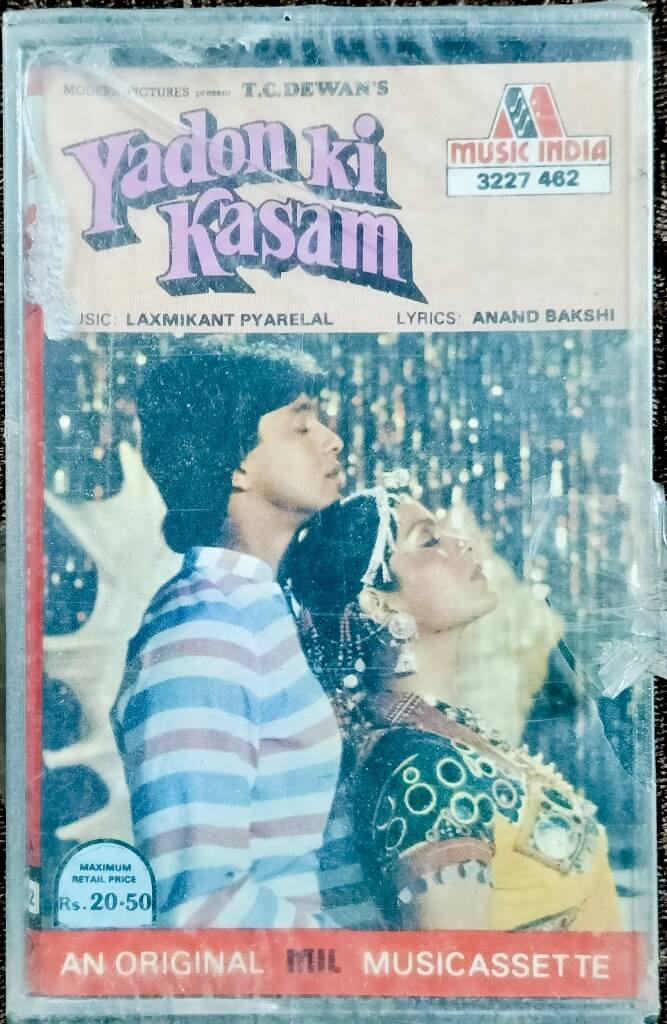 Yadon Ki Kasam (1984) Laxmikanth-Pyarelal Pre-Owned Music India Audio Cassette