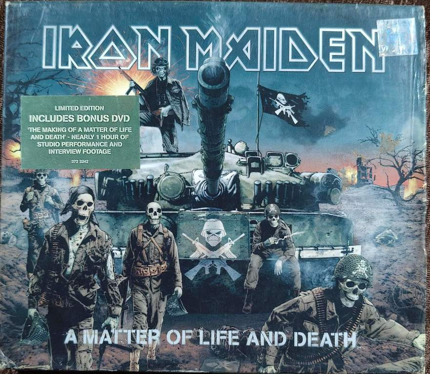 Iron Maiden – A Matter Of Life And Death (2006) Western Music Album Pre-Owned EMI Imported Double Audio CD + DVD Set