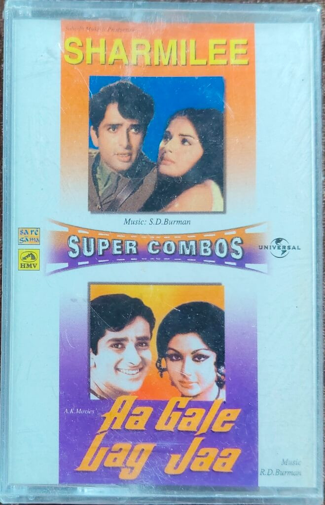 Sharmilee (1971) S. D. Burman / Aa Gale Lag Jaa (1973) R.D. Burman -Super Combo Edition Hindi OST Pre-Owned Universal Audio Cassette