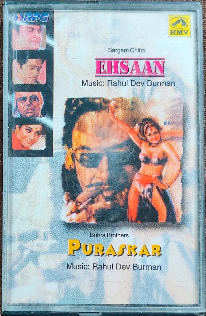 Ehsan (1970) R. D. Burman / Puraskar (1970) R. D. Burman Pre-Owned HMV-RPG Audio Cassette