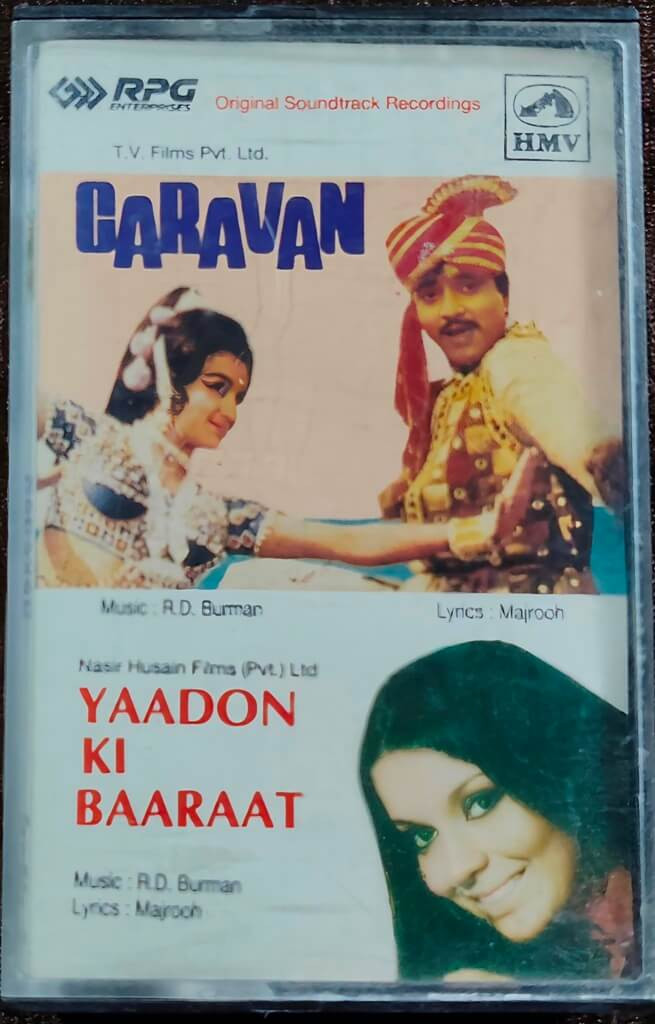Caravan (1971) R. D. Burman / Yaadon Ki Baaraat (1973) R. D. Burman Pre-Owned HMV Audio Cassette
