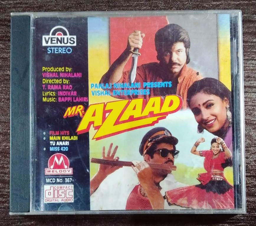 Mr. Azaad (1994) Bappi Lahiri Pre-Owned Melody, Venus Imported Audio CD