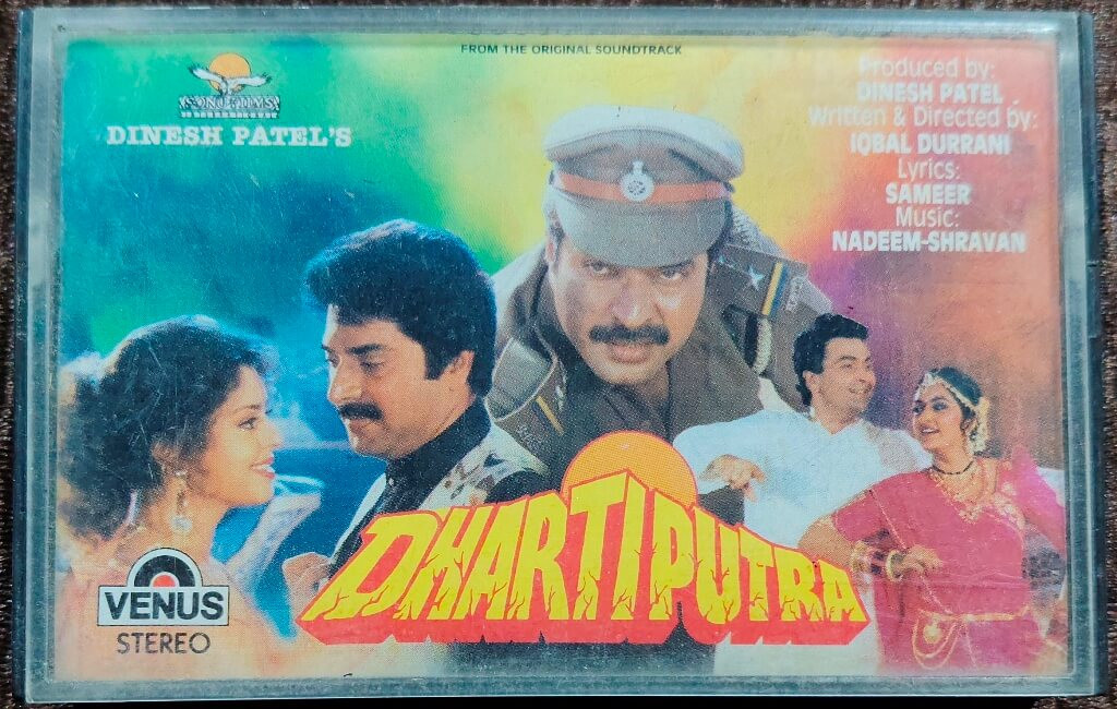 Dhartiputra (1993) Nadeem-Shravan Pre-Owned Venus Audio Cassette